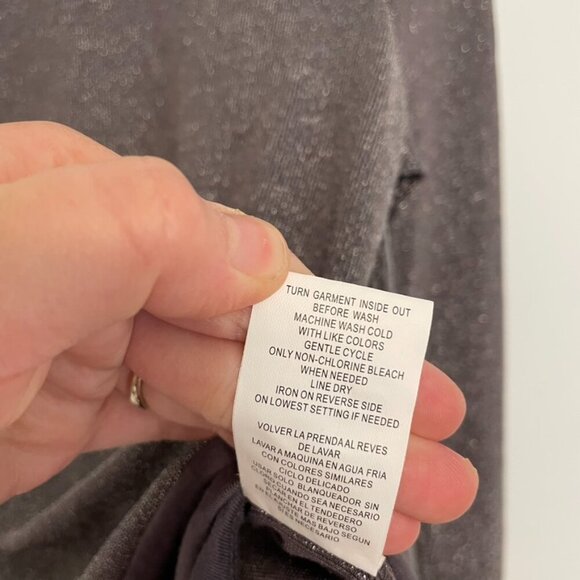 NEW NWT ALTAR'D STATE Taupe Purple Gray Metallic Long Sleeve Mock Neck Bodysuit - Picture 8 of 12